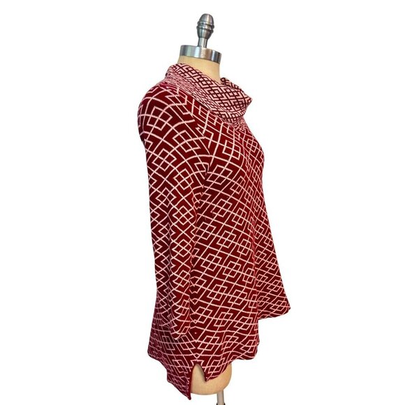 Anthropologie Moth Galena Cowl Neck Sweater Tunic Alpaca Blend Small - Picture 4 of 7